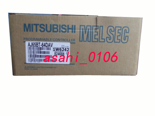 新品 MITSUBISHI/三菱 AJ65BT-64DAV CC-Linkディジタル−アナログ電圧変換ユニット拍卖