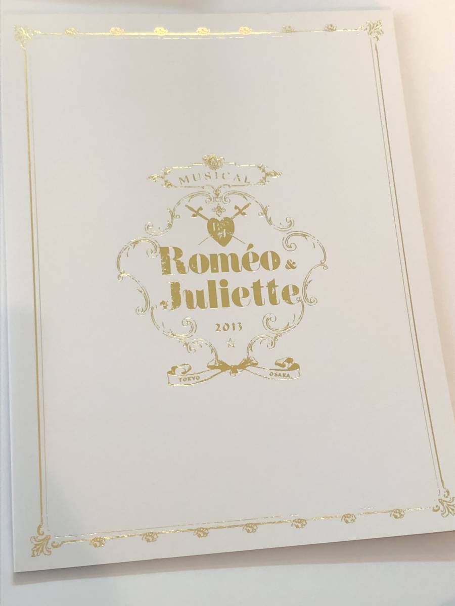 即決 ミュージカル ロミオ&ジュリエット 2013 パンフ 城田優/古川雄大/柿澤勇人/加藤和樹/尾上松也/東山光明拍卖