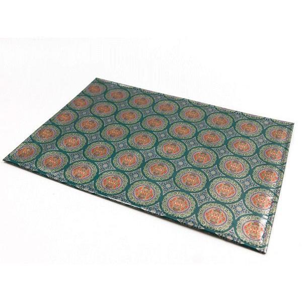 経机マット☆難燃加工☆緑☆18号拍卖