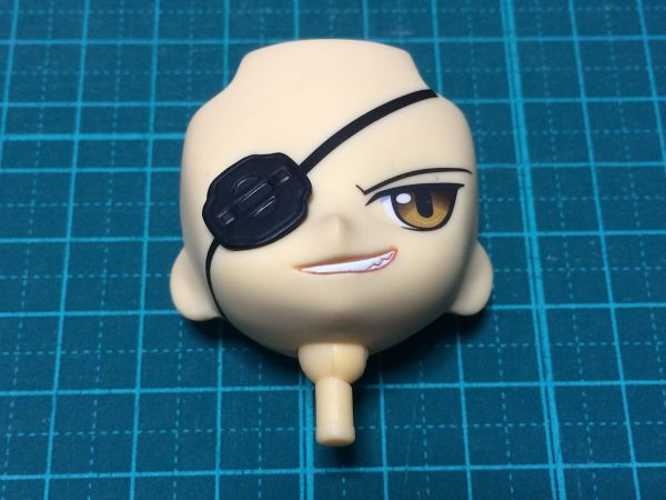 ねんどろいど パーツ 戦国BASARA 伊達政宗 顔 表情 にやり顔/眼帯拍卖