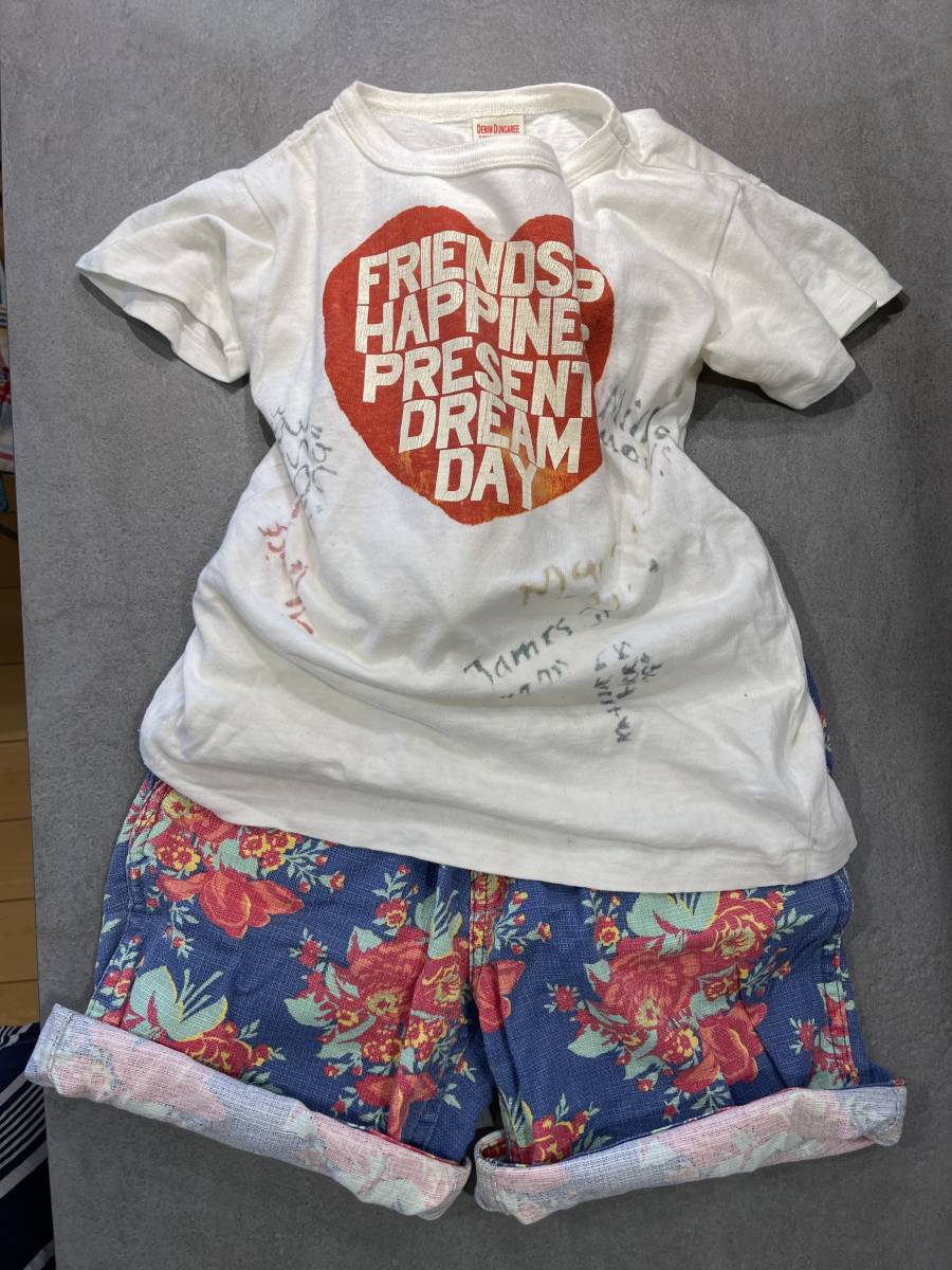 ★Gotohollywood ビッグな花柄ショートパンツ01サイズ/DENIM DUNGAREE FITH拍卖