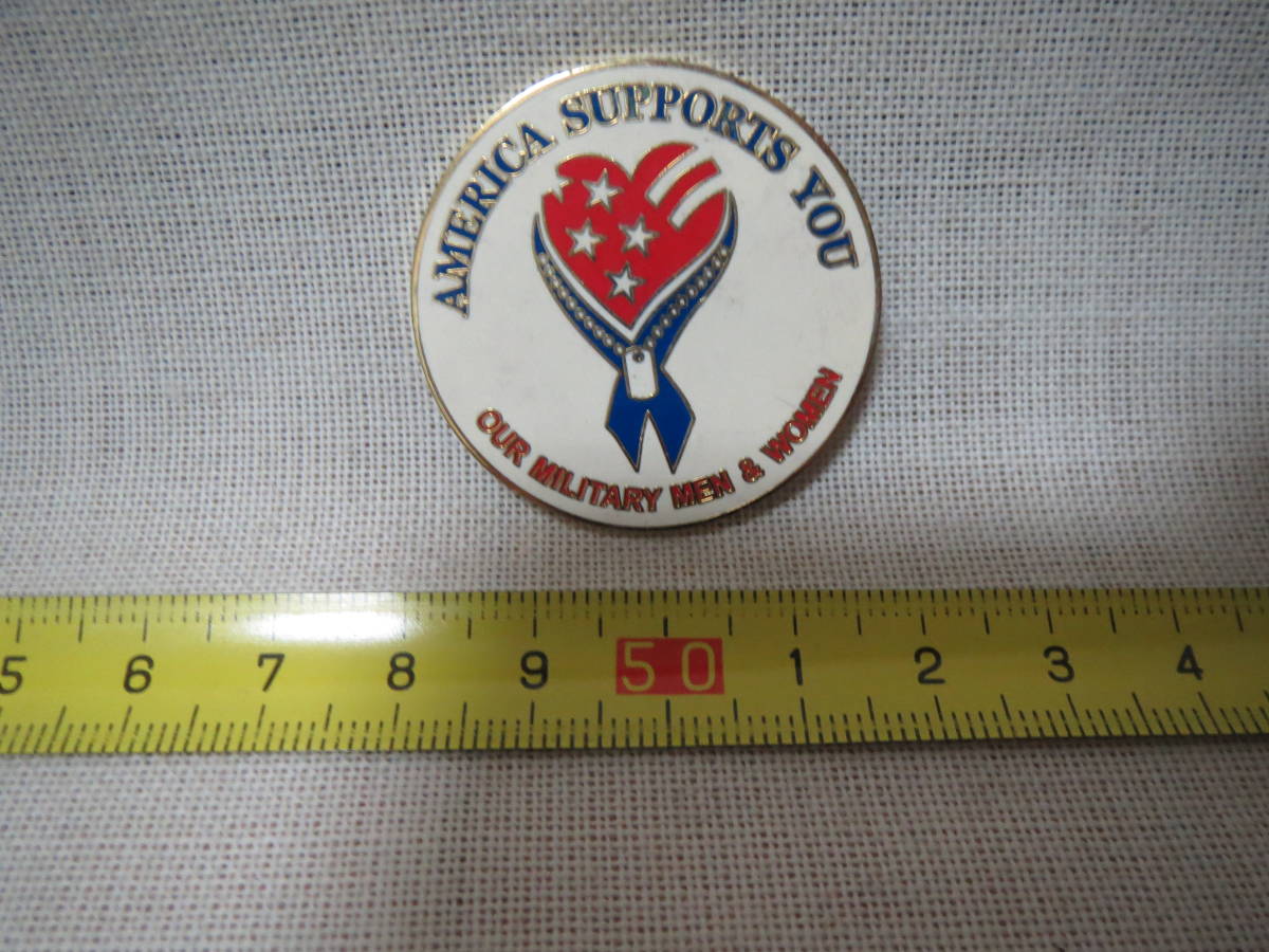 実物 入手困難 チャレンジコイン アメリカン サポート アメリカ軍拍卖