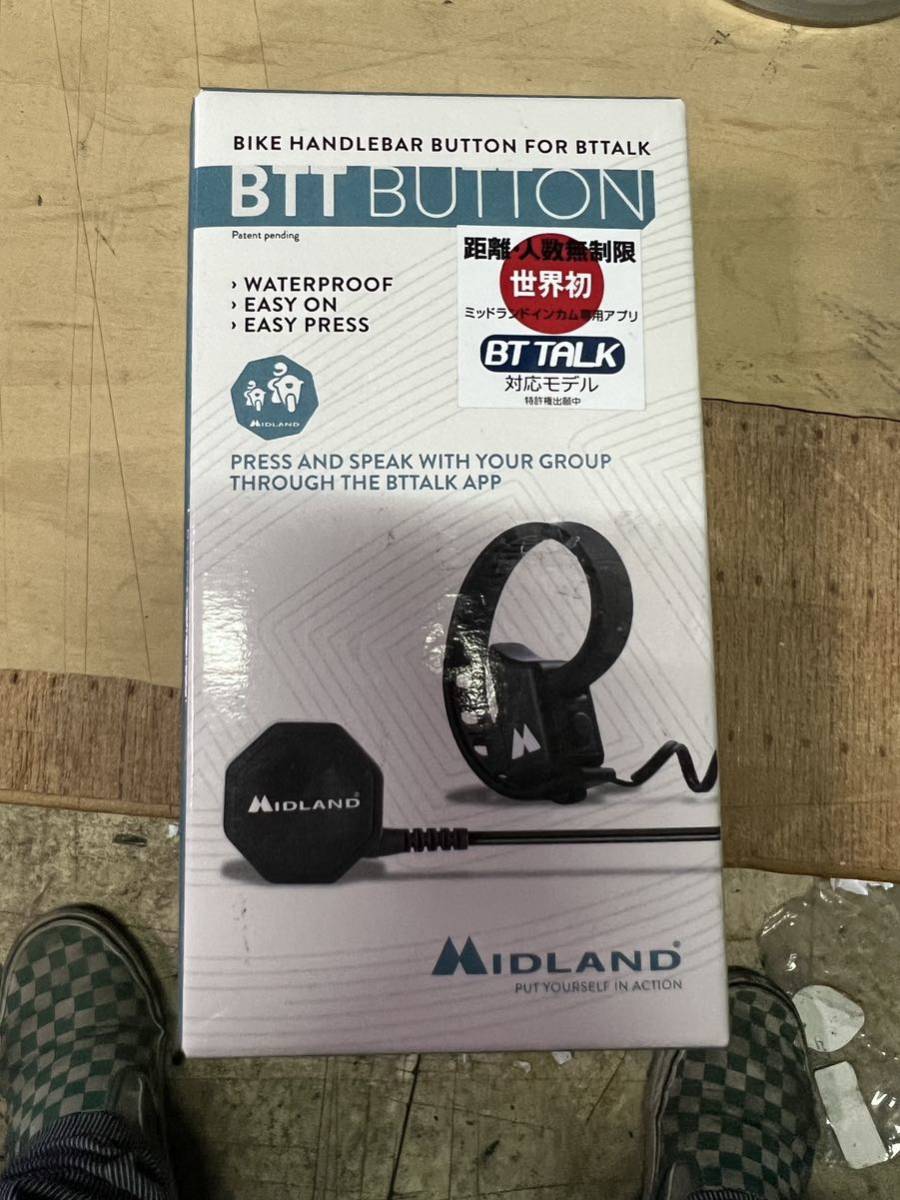 未使用訳あり品!ミッドランド BT TALK用ワイヤレスPTTボタン!ミッドランド製インカム対応モデル!送料無料!拍卖