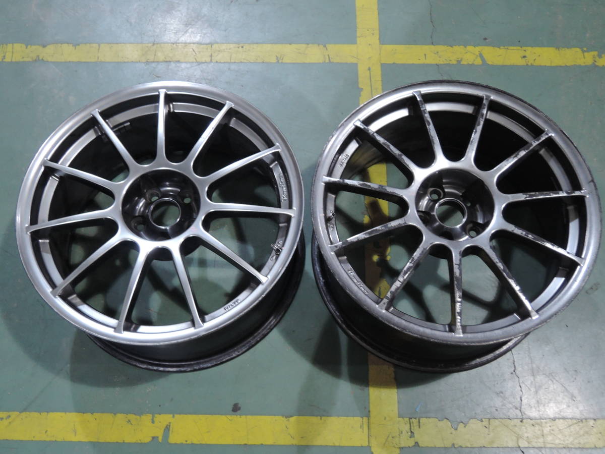 ZAR932000 アルファロメオ156 2.0L 【訳アリ品】 ASSO Pantime 17インチ 8J PCD98mm 5穴 社外ホイール 2本 パルティーレ A-8456拍卖