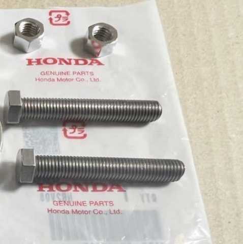 paypay送料込み CB250T CB250N CB400N ホーク3 HONDA 純正 CB400T CM400T チェーン アジャスター ボルトナツト付き 新品拍卖