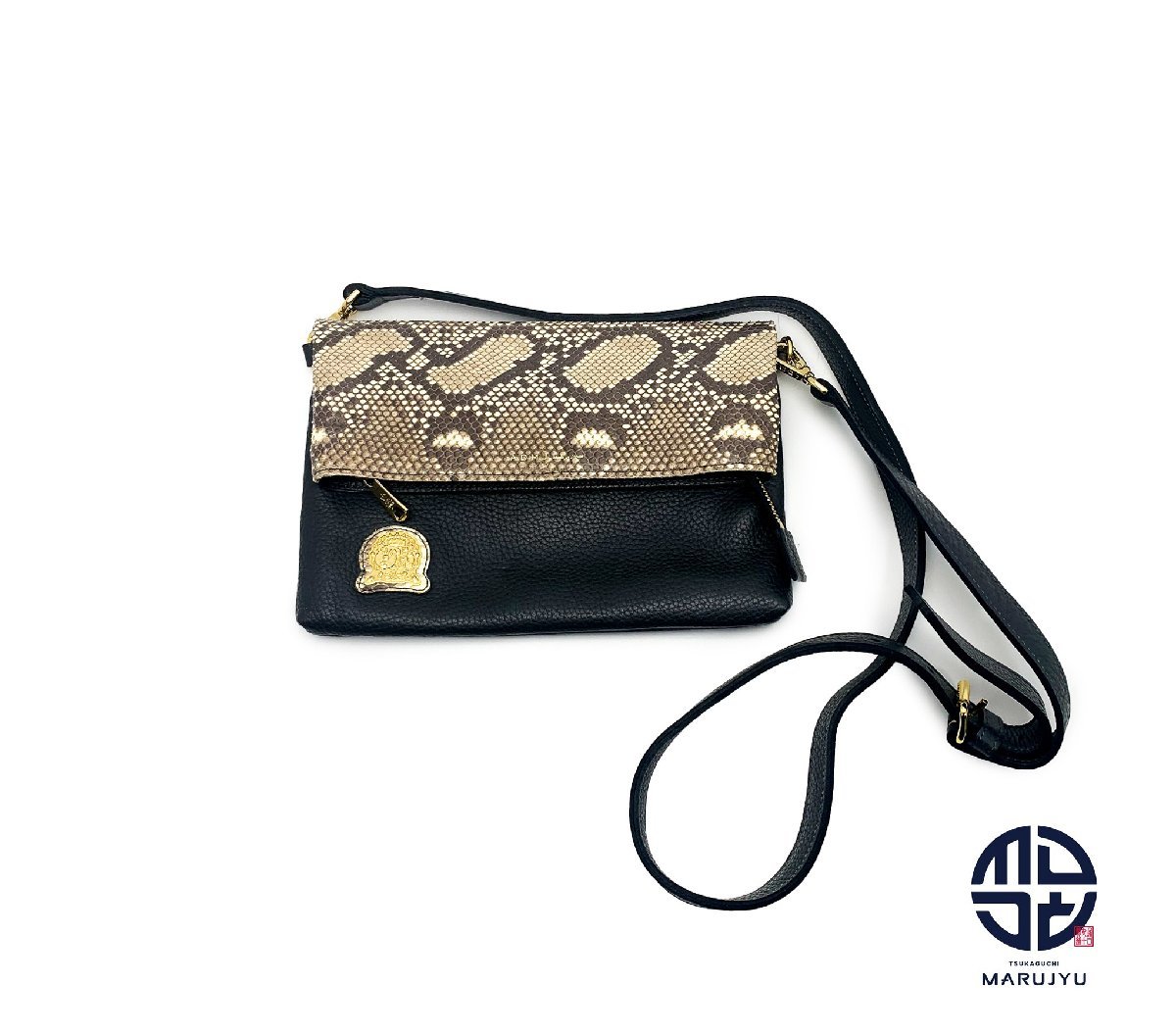 ADMJ エーディーエムジェイ パイソン ショルダーバック クラッチバック拍卖