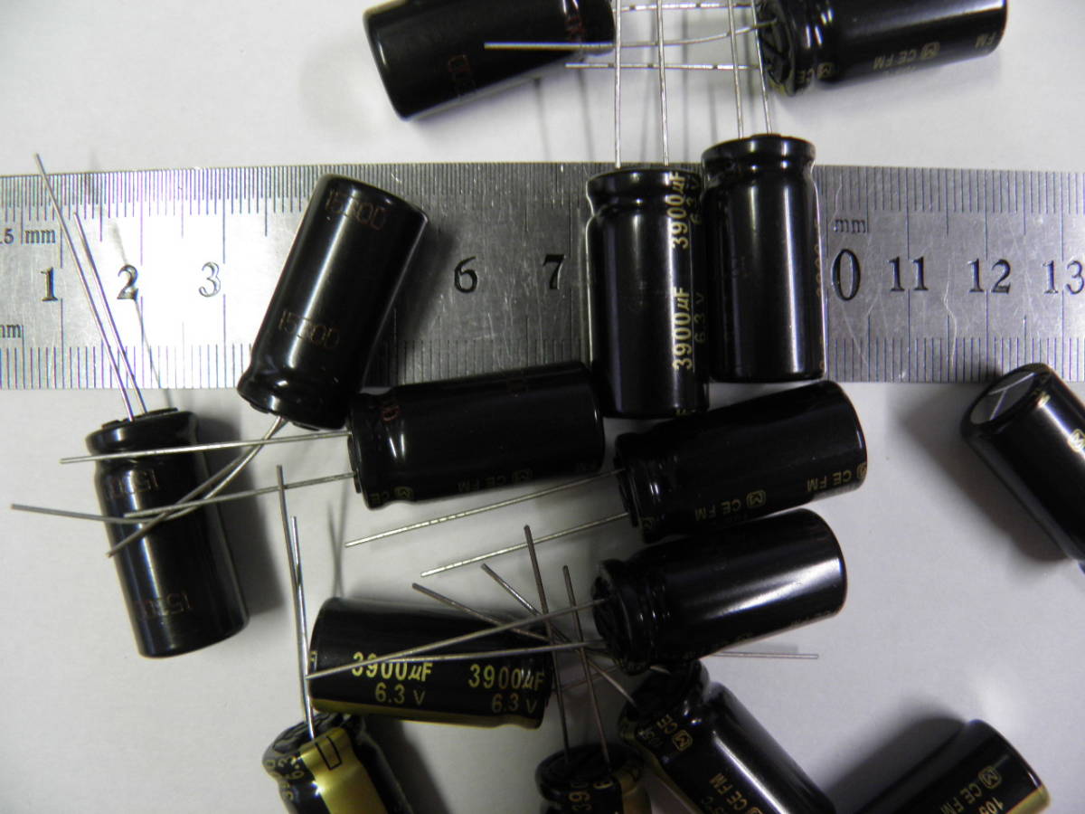 ■FMシリーズ電解コンデンサ6.3V3900uF低Z105℃■Panasonic■8本1組■追加可■拍卖