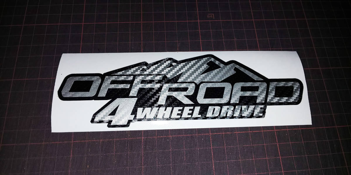 4WD オフロード クロカン カーボンステッカー マツダ 7拍卖
