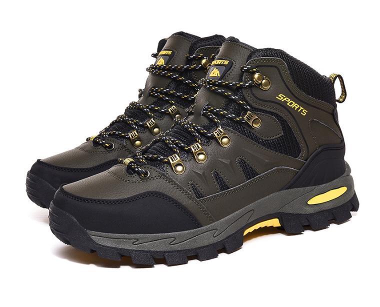 メンズ カジュアル スニーカーハイカット 登山靴 防撥水 耐久性 滑り止め 衝撃吸収 ハイキング アウトドア大きいサイズ 24.5-29cm X574拍卖