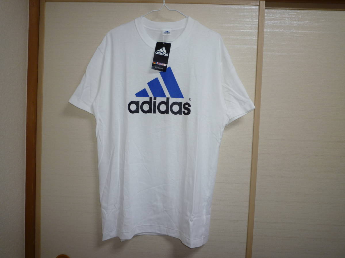 アディダス 半袖Tシャツ 白 L-Oサイズ拍卖
