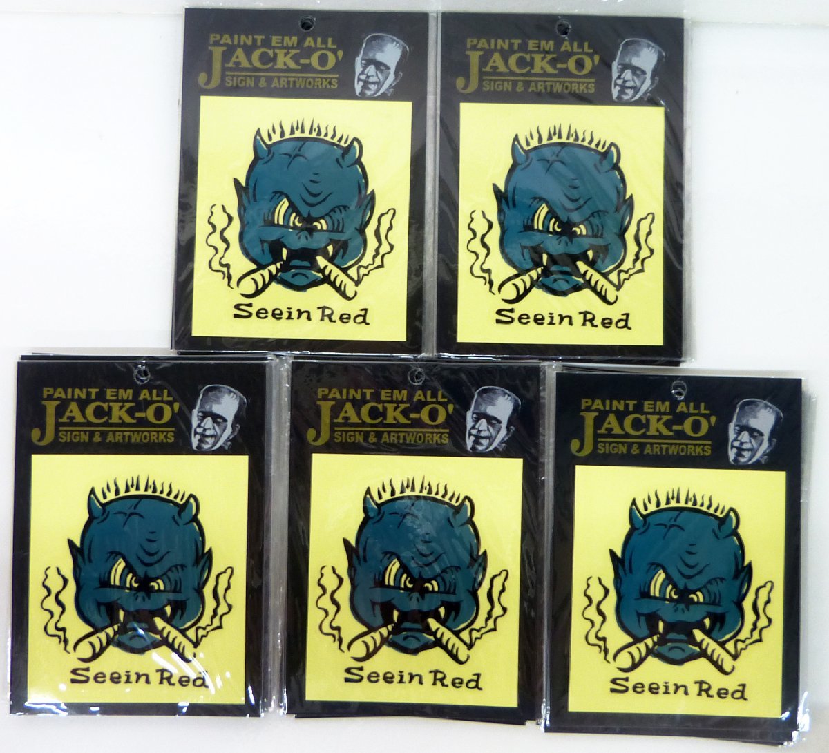 ☆保管品!ステッカー WZ LOWBROW ART COLLECTION JACK-O'【Seein Red】50枚セット ①☆ 拍卖