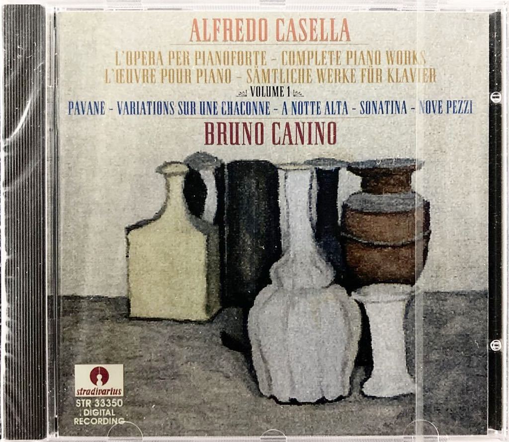 CD/ カゼッラ:ピアノ作品集〜パヴァーヌ、シャコンヌによる変奏曲、深夜にて、ソナチネ / ブルーノ・カニーノ(P)拍卖