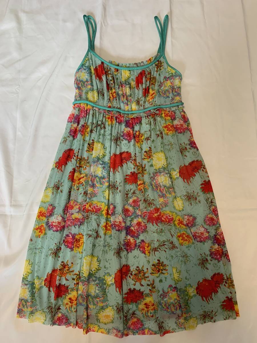 Vivienne tam ヴィヴィアンタム ワンピース 花柄 アーカイブ メッシュ パワーネット ドレス archive dress拍卖