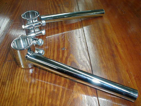 在庫処分セール 1点限り 汎用 セパレートハンドル クローム 34mm フォーク用 (25-1089)拍卖