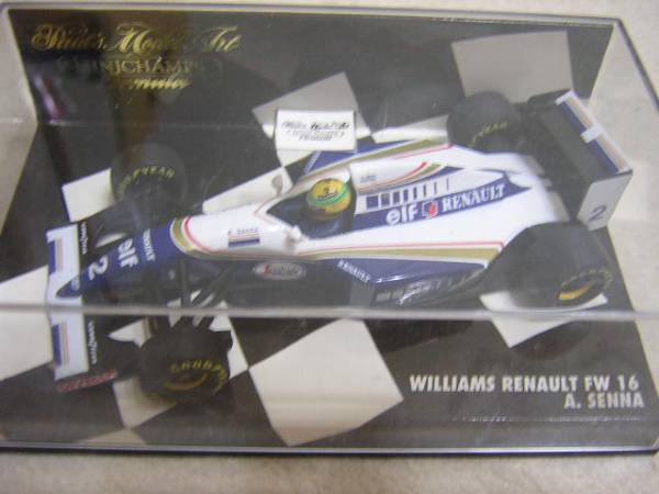 1/43 MINICHAMPS 1994年 ウィリアムズルノーFW16 A・セナ拍卖
