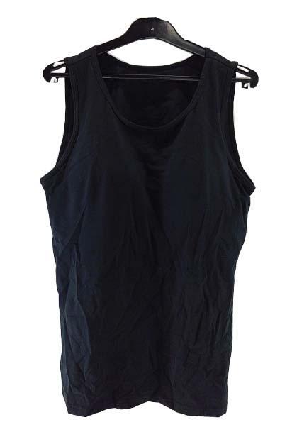 SI4148◇ 新品 綿混 脇スッキリ ブラトップス 胸廻り内側メッシュ使用 カップ付 大きいサイズ 5L 黒 ブラック 送料350円拍卖