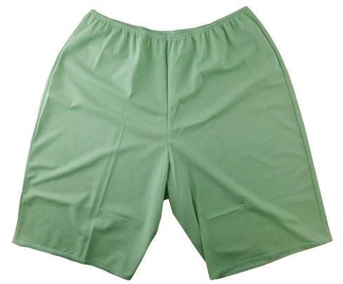 SI5754-2◇ 新品 下着 インナー 大きいサイズ 5分丈ボトム ワイド パンツ 総ウエストゴム 裾レース 5Lサイズ セレストブルー 送料 350円拍卖