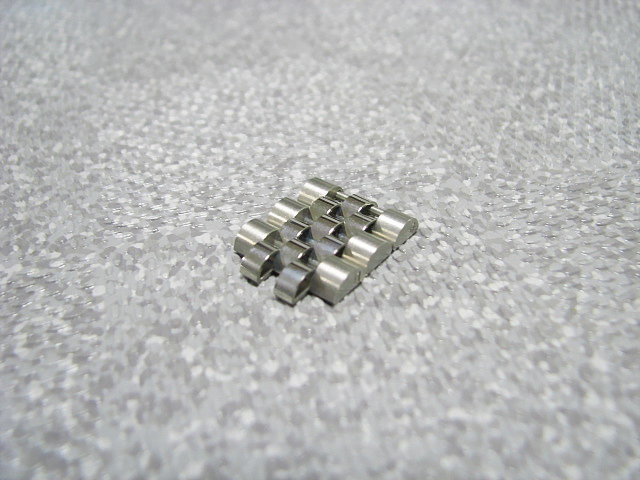 14. 送料無料 美品 ロレックス 純正 コマ デイトジャスト メンズ用 ジュビリーブレス SS 3コマ 時計用 予備コマ ROLEX拍卖