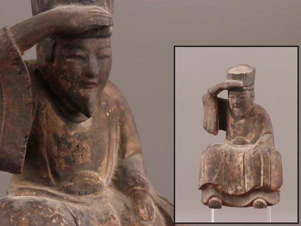 仏教美術 時代木彫 仏像 時代物 極上品 初だし品 C1358