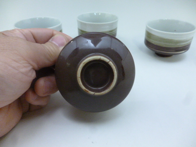 未使用★創作華窯 お茶呑茶碗 4客セット拍卖