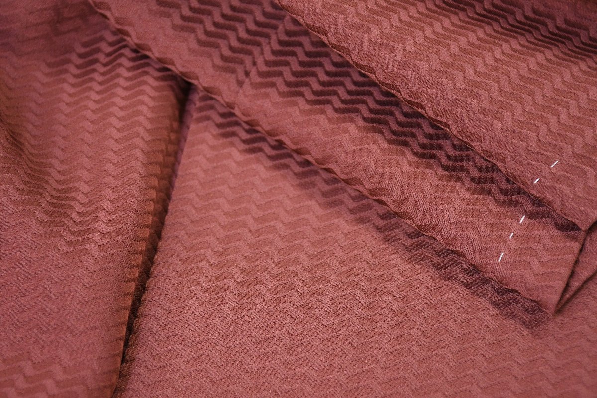 色無地 深緋色 パーティー 披露宴 お茶会 身丈154.5cm 裄丈64cm ★着物 ia-655 桜庭呉服店拍卖