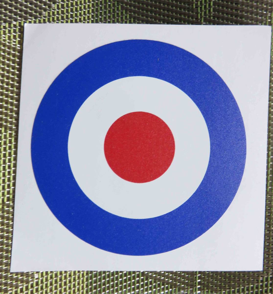 《ST新品》円型◇青白赤◆新品イギリス UK 英国 国籍マーク ラウンデル ステッカー シール■戦闘機◇ミリタリー■サバゲー■DIY倉庫拍卖
