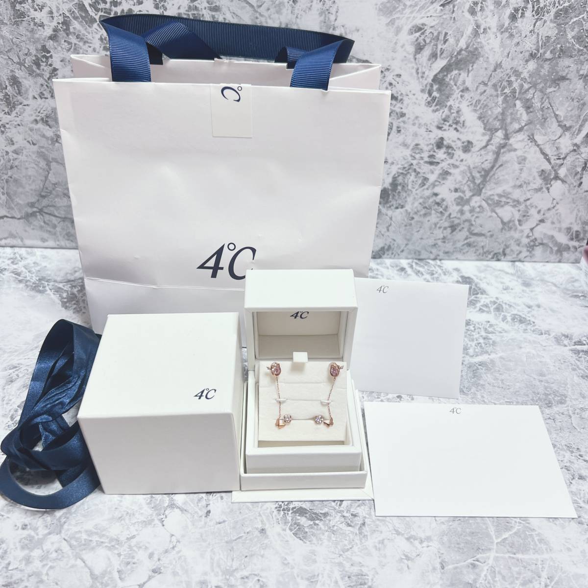 正規品 ピアス K10 ゴールド gold K10 4℃ ヨンドシ- 2セット アンティーク ヴィンテージ SW-0013EL-1373拍卖