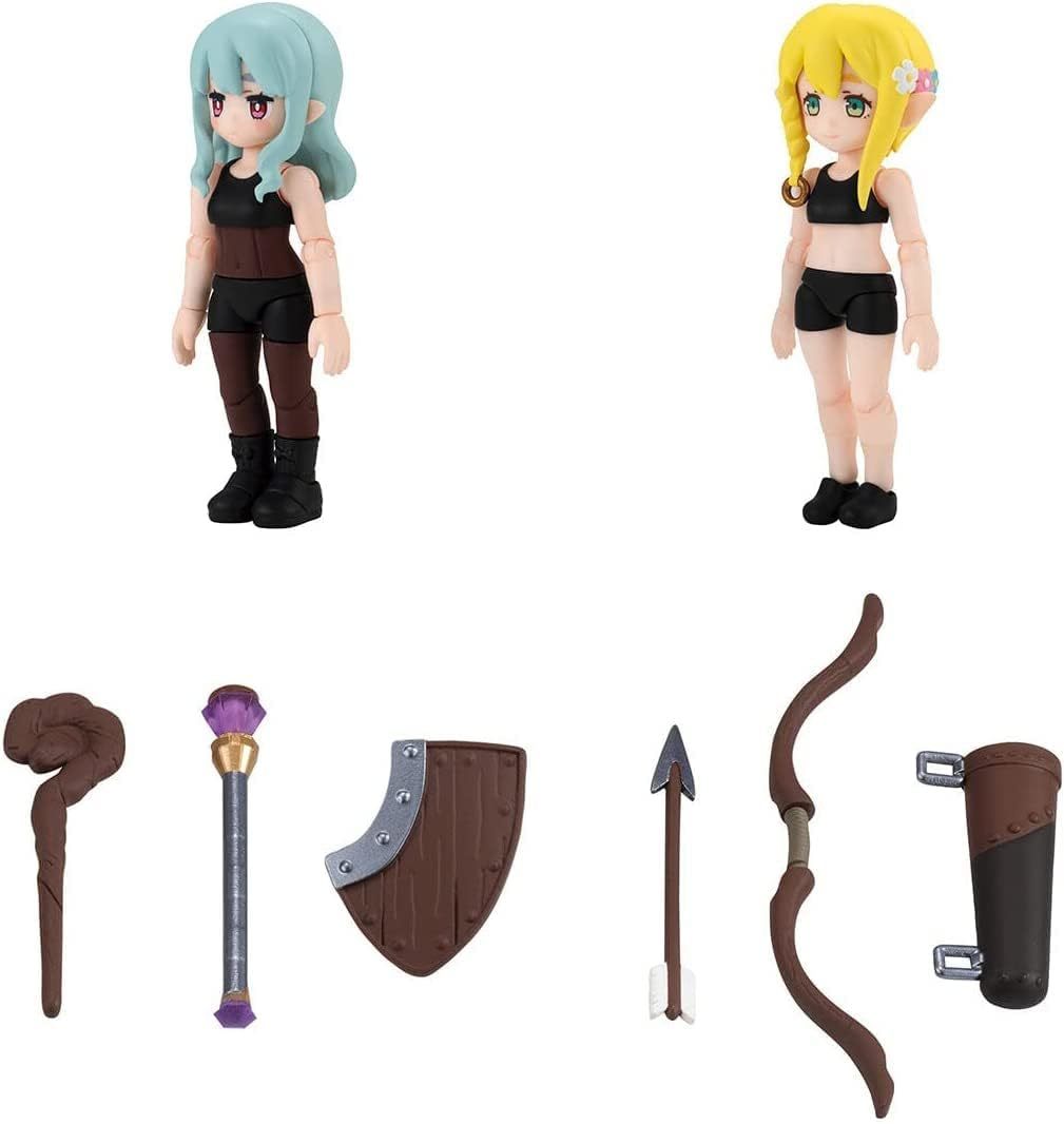 ガシャポンクエスト 青い森のエルフ編 4種セット拍卖