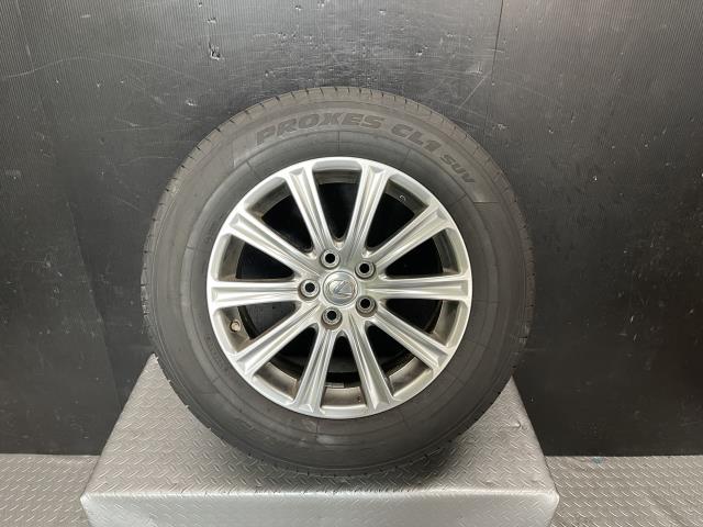 レクサスNX AYZ10 17インチ アルミ タイヤ付 1本 タイヤホイール ホイル拍卖