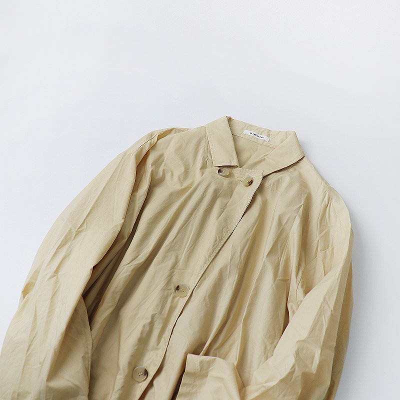 AS KNOW AS アズノゥアズ バサっとポプリンCO コート */ベージュ オーバーサイズ ビッグシルエット【2400013445542】拍卖