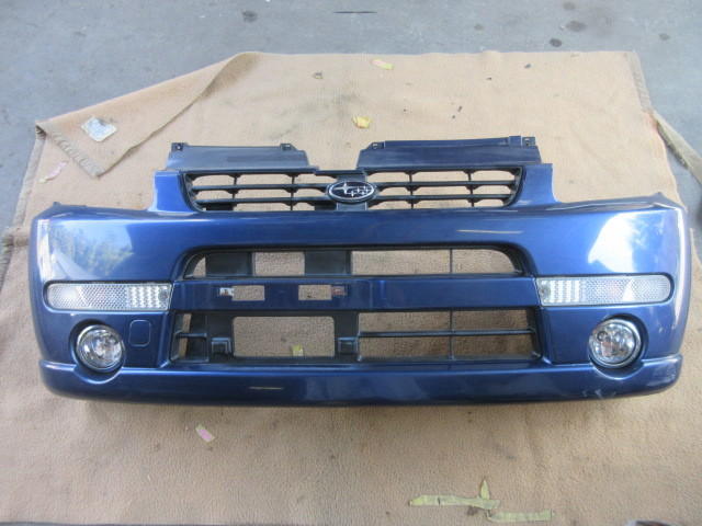 ★23R5G7526 RA1 プレオ 純正フロントバンパー フォグ付 後期 修理やストック等拍卖