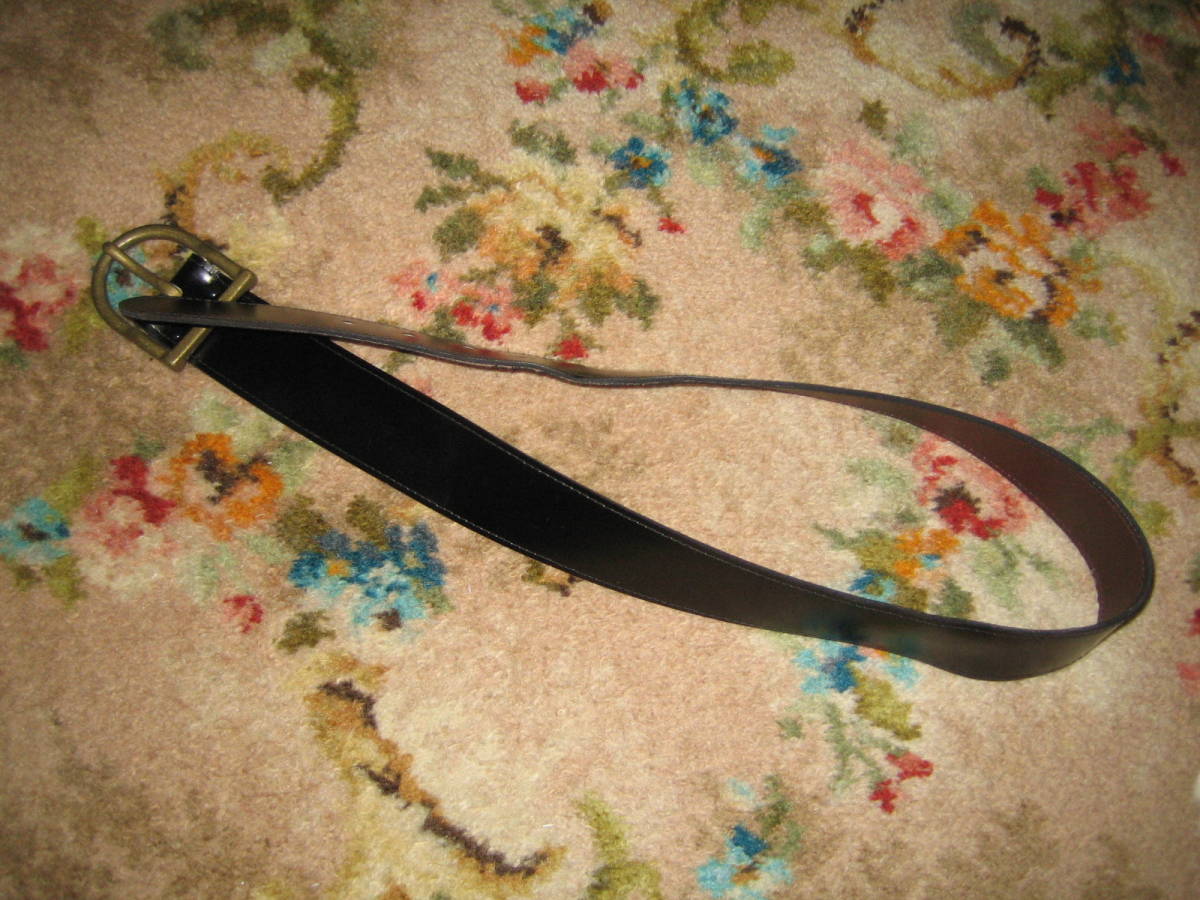 ★女性用焦げ茶色の太めのベルト・数回のみ使用★拍卖