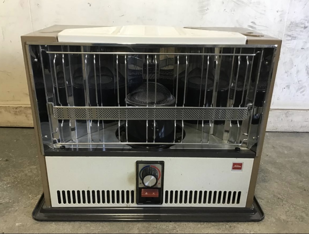 a★岐阜発 昭和レトロ/東芝/石油ストーブ△KSV-225/芯上下式/タンク容量2.7L/傷汚れ少々有り/現状品 R5.8/10★拍卖