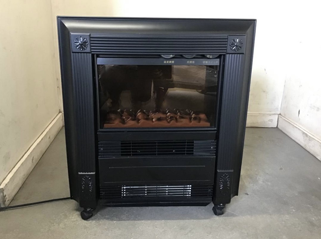 □岐阜発 △暖炉型温風ヒーター/暖房/電圧AC100V/△NWS-001/1200W/動作確認(全ての切替OKです)/50/60Hz/現状品 R5.6/19□拍卖