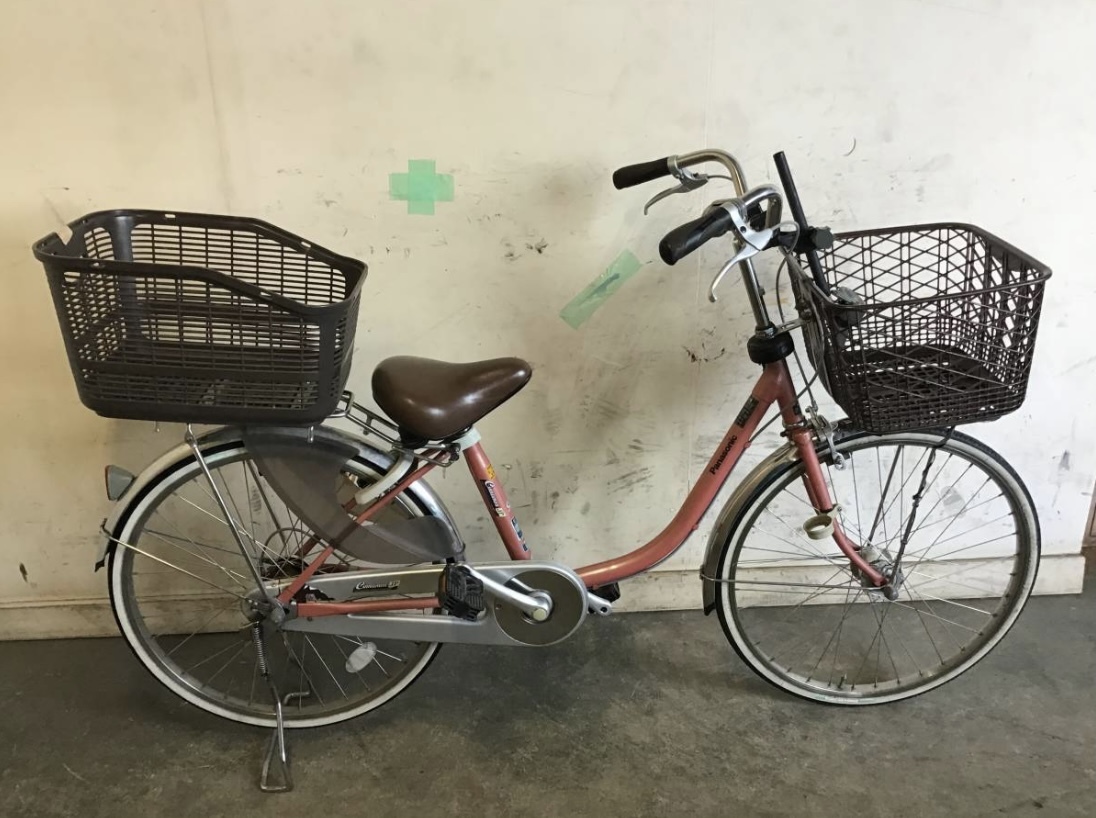 525★岐阜発 △Panasonic/パナソニック/ALEX/自転車△シナモンJP△24インチ/走行確認/傷汚れ有り/鍵付き/防犯有り/現状品 R5.7/28★拍卖