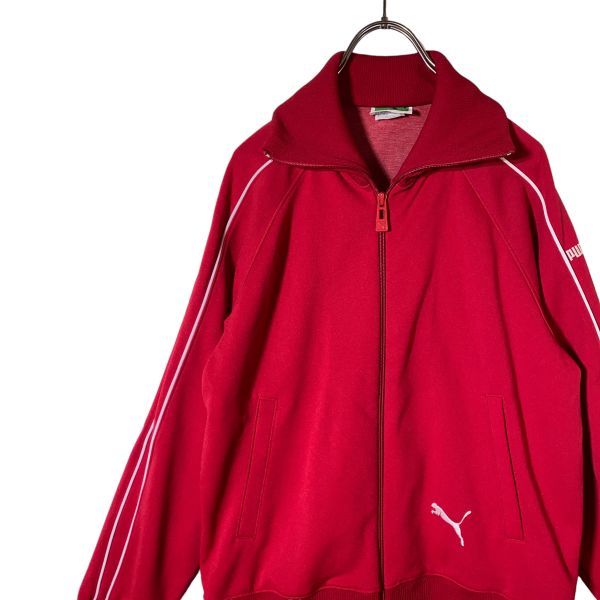 【レア】80's PUMA プーマ ヒットユニオン トラックジャケット ジャージ ヴィンテージ メンズ Sサイズ 赤 日本製 ジャパンビンテージ拍卖