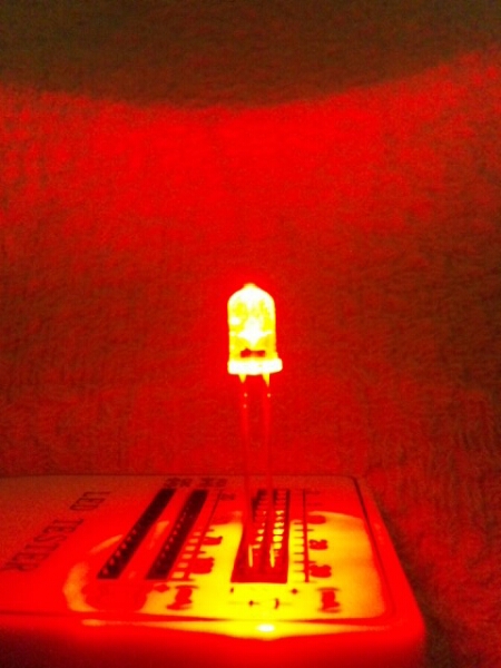 5mm.LED 加工用 20000mcd赤色 100個拍卖