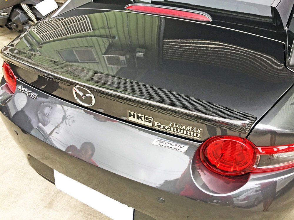 ロードスター マツダ MX-5 RF ND 4代目 トランクスポイラー Dタイプ 2016-2024 カーボン品 拍卖