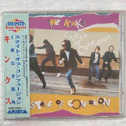 帯付き!国内盤!キンクス / ステイト・オブ・コンフュージョン 〜 夜なき街角拍卖