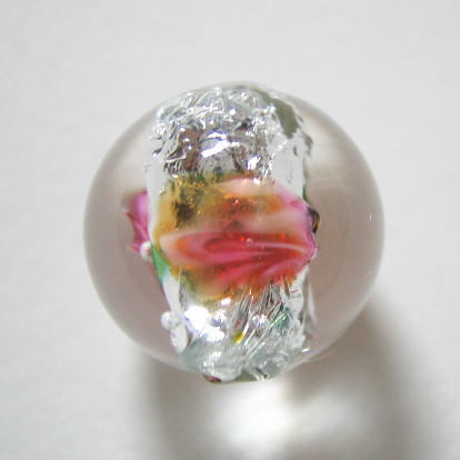 ★シルバーフォイル★6mm 1個★クリスタル★ハンドメイド拍卖