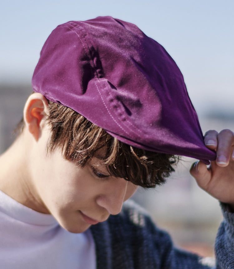 SPINNS ベロアハンチング パープル拍卖