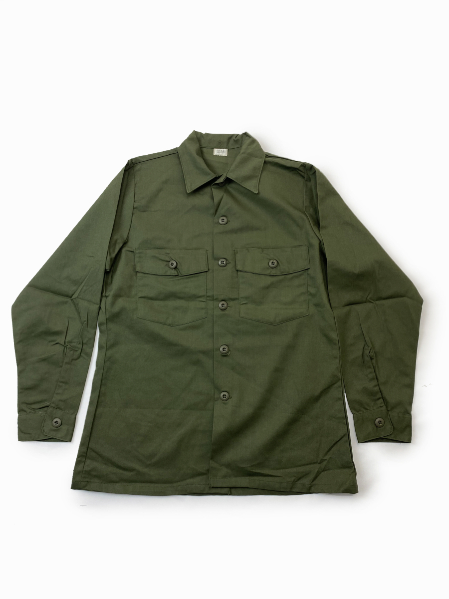 1987年MADE IN USA【US ARMY】deadstock Utility shirt サイズ14ハーフ×31 ミリタリー 軍モノ ★ MJ ジャケットthestrokesclash拍卖