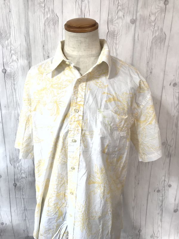 激シブ・TOMMY HILFIGER/トミーヒルフィガ― ボタニカル総柄半袖シャツ L 希少モデル拍卖