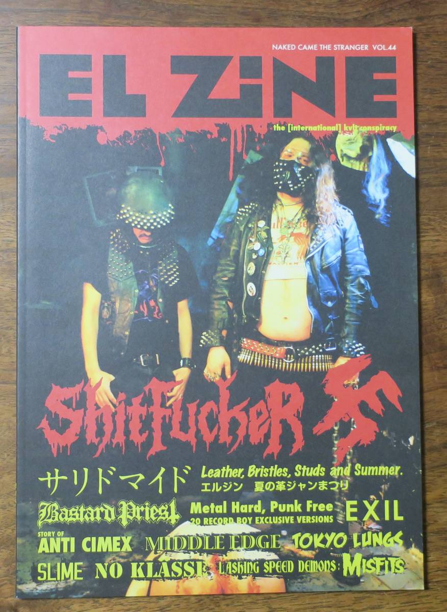 EL ZINE44SHITFUCKERサリドマイドEXIL/MIDDLE EDGE/BASTARD PRIEST/AC4TOKYO LUNGS/DS-13SLIME弓場井宜嗣NO KLASSE/MISFITS138ANTI CIMEX拍卖