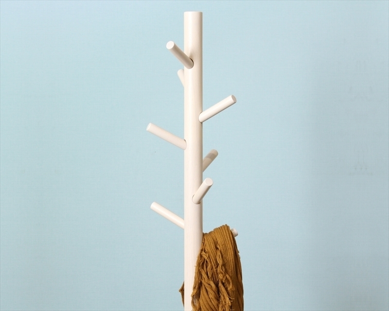 送料無料 ポールハンガー 森から生まれた、小枝のハンガー 天然木 木製 ハンガーラック ハンガー拍卖