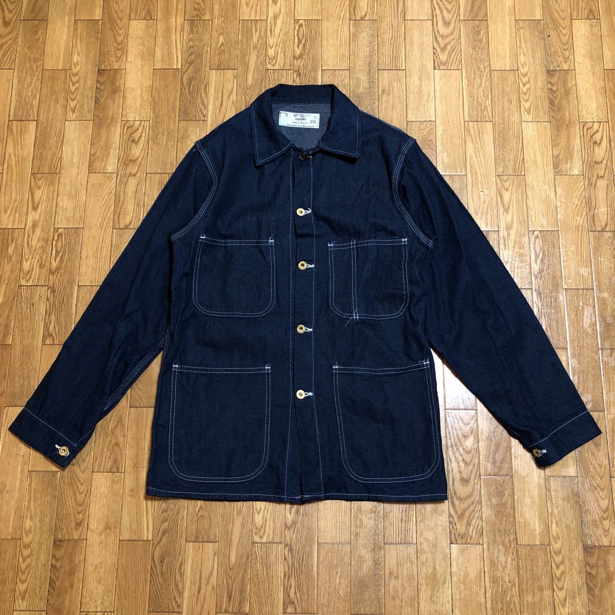 90s USA製 UNIVERSAL OVERALL デニム カバーオール 36サイズ 古着 ヴィンテージ拍卖