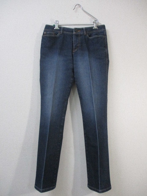 ★値下げ★avienne アヴィエンヌ レディース ジーンズ センタープレス デニム サイズ38 刺繍・ステッチ(株)東京スタイル拍卖