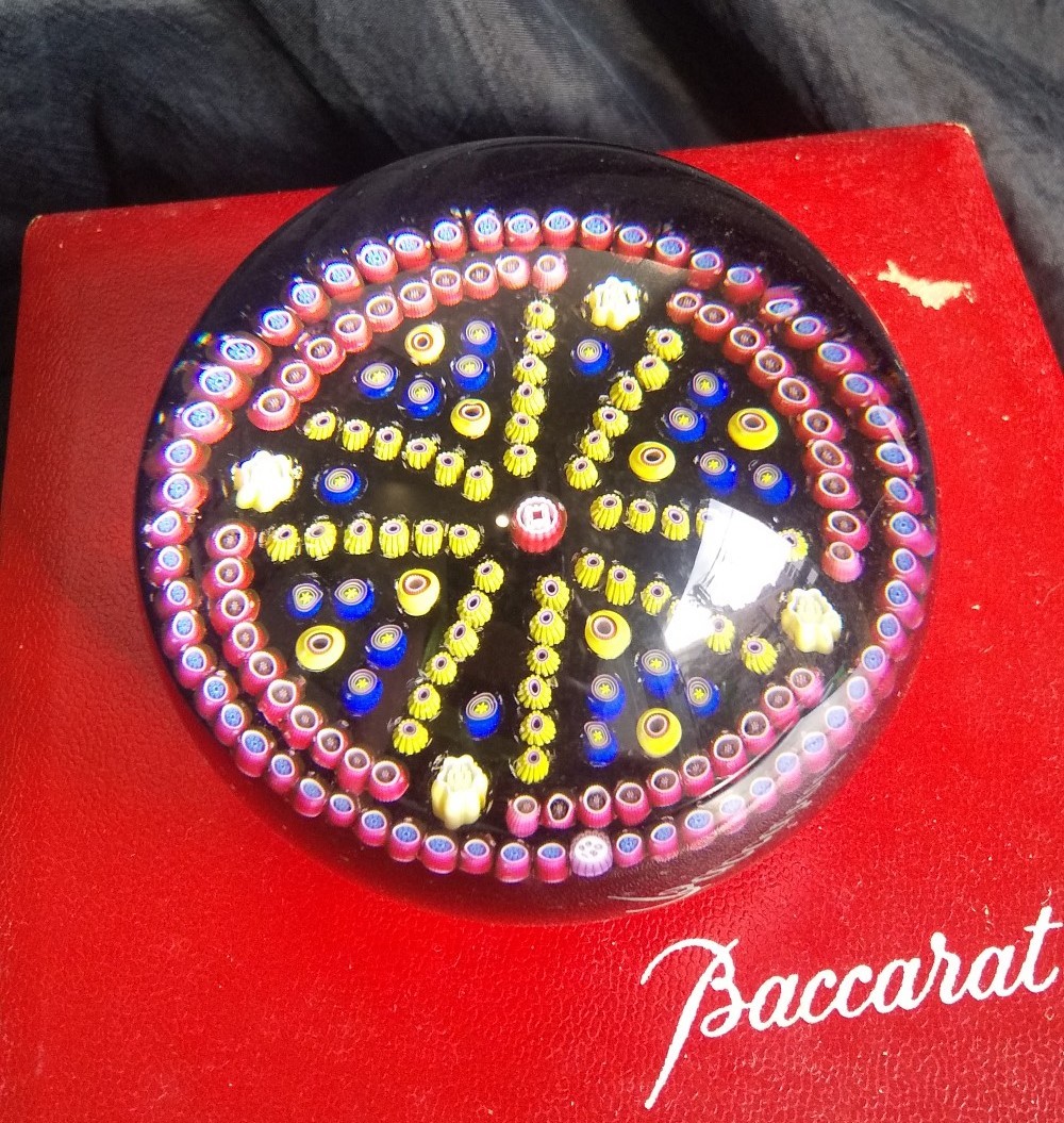 バカラ BACARRAT ペーパーウエイト 1990年 200/132 送料無料拍卖