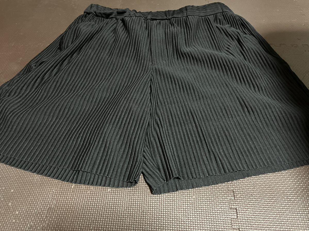 美品ZARA黒ストライプ、ストレッチハーフパンツ サイズ34拍卖