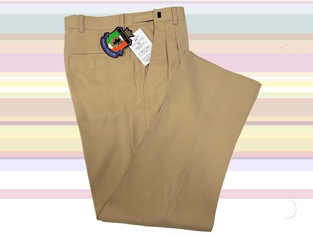 【送料無料】b887-40486-1■ウエスト67-73 股下75cm■ベージュ系■ウエストアジャスター付スラックス■FRANCO COLLEZIONI 撥水 ストレッチ拍卖